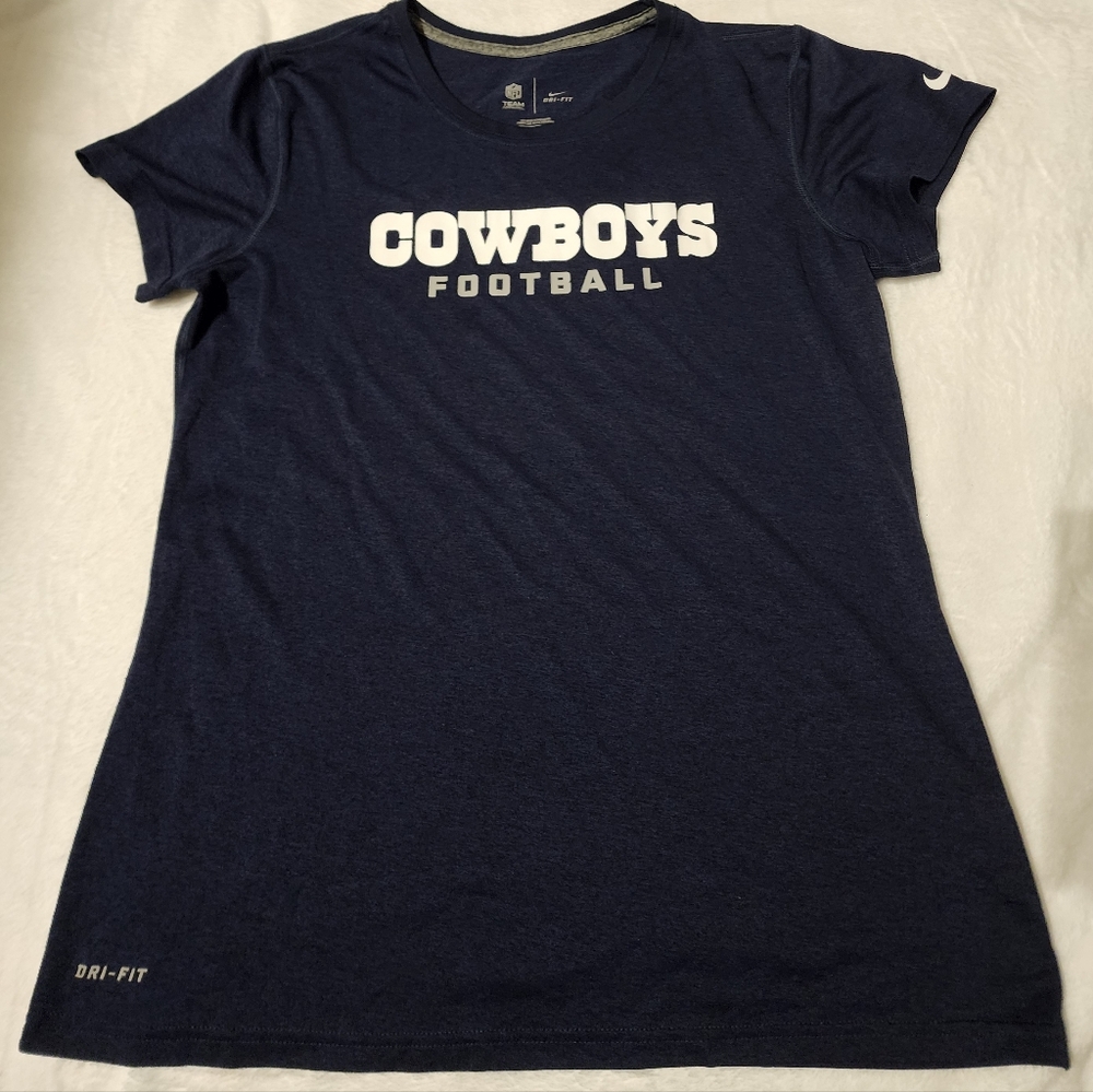 Nike Navy Cowboys Football Tee